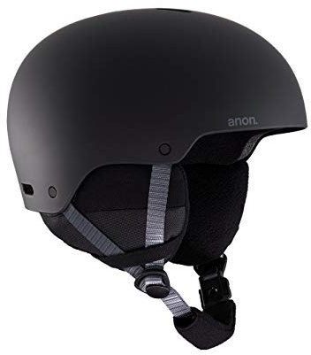 Anon Rime 3, Casco de snowboard para niños, Negro, S/M