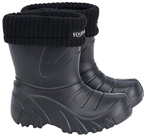 Equipage New Panda - Stivali da equitazione per bambini, colore: Nero, Nero , 26/27 EU