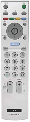 VINABTY RM-ED008 Replaced Remote For Sony KDL-46S2510 KDL-46S2530 KDL-46T3500 KDL-46V2500 KDL-46W2000 KDL-32S2510 KDL-32V2500 KDL-40S2510 KDL-40S2530 KDL-40T3500 KDL-40V2500 KDL-40V2900 KDL-40W2000 TV