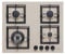 Elleci Piano cottura da incasso Plano 60 TCL Granitek 51 Avena PGSP60151WS