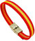 PULSERA ELÁSTICA CON BANDERA DE ESPAÑA. DISPONIBLE EN 2 TALLAS (TALLA S)