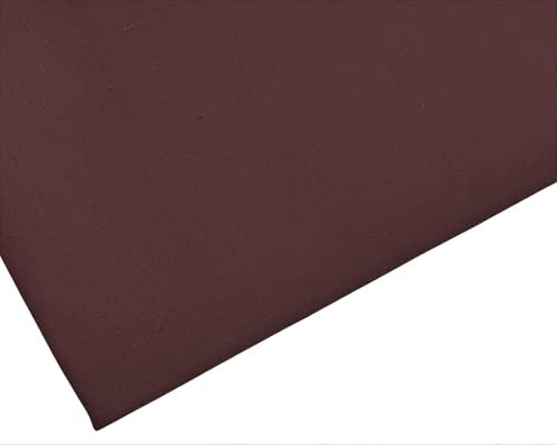 Plain Brown Polycotton Fabric - 45 inch / 112 cm Wide (Brown, 1 METRE)