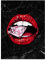 wandmotiv24 Deko Wandbild aus Acrylglas, Größe 120x90cm, Hochformat, Diamant im Mund, Marmor, Frau, Frauen Lippen Motive, Dekoration Wohnung modern, Deko, Acryl, Wanddeko Schlafzimmer M0048