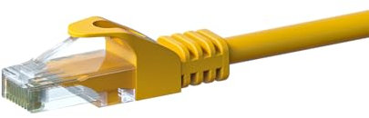 Danicom CAT 6 Netzwerkkabel U/UTP - 7,50 m - Gelb - CCA