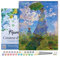 Figured'Art Peinture par Numéro Adulte avec Cadre La Promenade - Monet - Activité Manuelle Kit de Loisir Créatif DIY Numéro d'Art Complet - 40x50cm toile tendue sur châssis