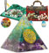 Soulnioi Crystals and Healing Stones, Orgone Pyramid Chakra Crystal Set with Chakra Necklace, Healing Crystals Money Tree, Gemstone Chips, Wooden Box for Chakra Healing Home Decor Reiki Meditation
