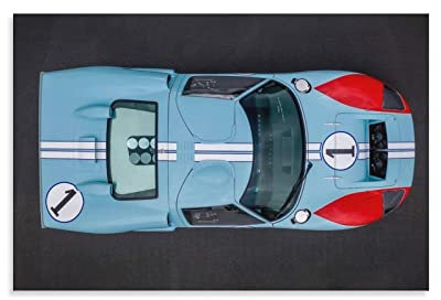 Auto-Poster Ford Gt40 Poster, dekoratives Gemälde, Leinwand, Wandposter und Kunstbild, modernes Familien-Schlafzimmer, Dekoration, Poster, 30 x 45 cm