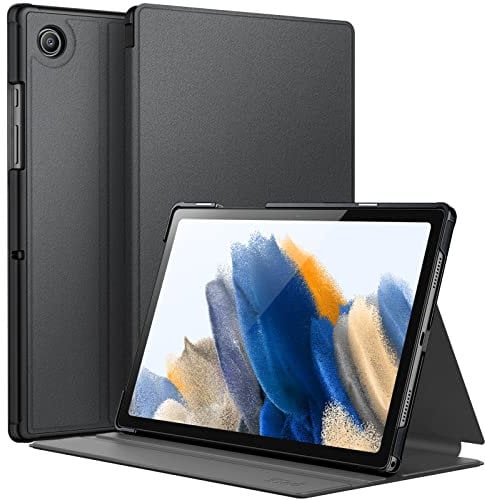 JETech Hülle für Samsung Galaxy Tab A8 10,5 Zoll 2021 (SM-X200/X205/X207), Schlank Folio Ständer Dünner Tablet Schutzhülle, Multi-Winkel Ansehen, Auto Wachen/Schlafen (Schwarz)