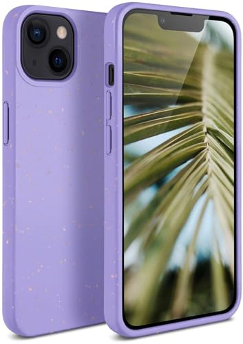ONEFLOW Sama Sama Case kompatibel mit Apple iPhone 13 – Nachhaltige Handyhülle aus Pflanzenfasern, Hülle biologisch abbaubar ohne Plastik, vegan und umweltfreundlich – Lila