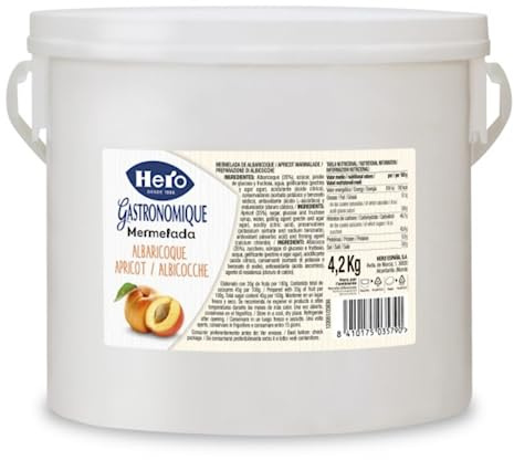 Preparación de Frutas Hero Mermelada Albaricoque Cubo de 4,2 kg
