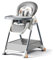 Baby Hochstühle Baby-Hochstuhl Kleinkind-Esszimmerstuhl mit 6 Verstellbaren Höhen und 3 Liegepositionen Multifunktional Faltbar Umwandelbar mit Abnehmbaren Doppeltabletts und Rädern (Grey)