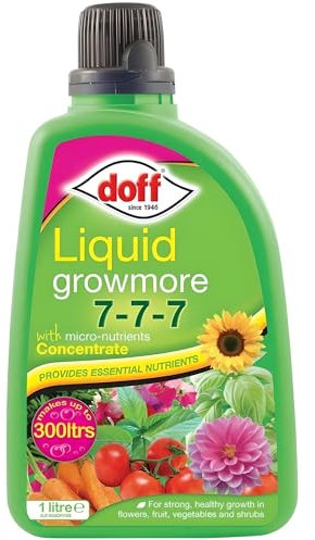 AMK® Doff Growmore Plant Feed 1L Liquid Multi Purpose Food Indoor Outdoor Flower Concentrate