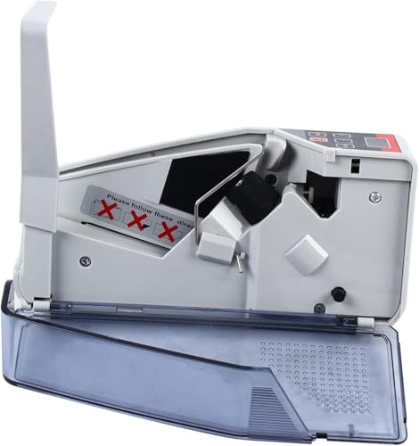 Mini Banknotenzähler Geldzählmaschine Geldzähler Geldscheinzähler, GeldscheinzäHler LED Display, 999 max, ca. 600 Banknoten pro Minute