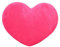 Herzkissen, Herz Kissen Kinderzimmer, Kuschelkissen Kinder Herzform Dekokissen Kopfkissen Kissen Zierkissen, Plüsch Kinderkissen für Kinderzimmer Sofa Dekoration (Rose B,40 cm)