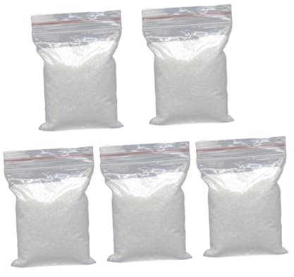 Milisten 5 Paquetes Arena Blanca Arena Acuario para acuarios para decoración Decorativa para jarrones de o para Plantas decoración pecera decoración de