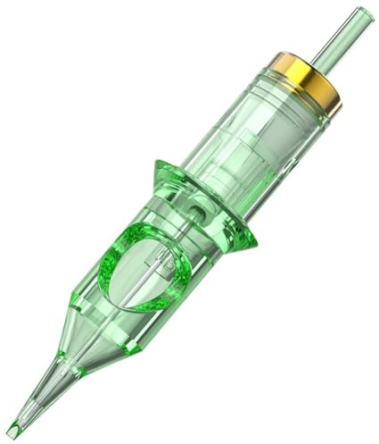 RHEIN Tattoo Nadeln 20 Stück Tattoo Zubehör für Tattoomaschinen 1003RL | #10 Bugpin 3 Round Liner Durchmesser 0,3mm Taper X Professionelle Patronen