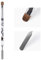 KAZIPOP French Dual-End Nail Brush Kolinsky Sable Professional Gel Acrylic Nail Art Tool for Nail Extensions Dotting Tool 3D Nail Art Manicure Pedicure and Salon at Home (10#)