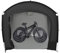 Tenda di stoccaggio per biciclette, moto, universale, pieghevole, per moto, moto, impermeabile, resistente ai raggi UV, per garage, per moto, scooter, biciclette
