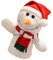 BESPORTBLE 1Stück Niedlicher Weihnachts Schneemann Handpuppe für Interaktive Eltern Spiele aus Hochwertigem Baumwollmaterial für Rollenspiele und