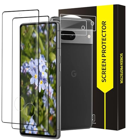 Bodyguard 2+2 Stück Schutzfolie für Panzerglas für Google Pixel 7 Pro 5G, 3D 9H Härte Frei von Kratzern Google Pixel 7 Pro Folie, Ultra-Klar Bläschenfrei Pixel 7 Pro 5G Panzer Schutz Glas