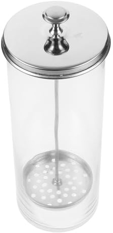 WEKADRIN Straw Dispenser and Storage Box Glass Container for Milk Tea Shops with Sterilizer Function Single Piece Glass Straw Holder for Bar and Kitchen Use