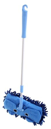 Generisch - Ensemble d'outils de nettoyage pour la maison avec pelle et balayette - Cadeau d'anniversaire éducatif pour les tout-petits - Ensemble compact de balai à main (bleu, taille unique)