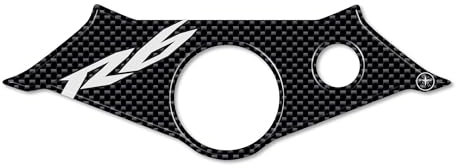 labelbike - Adesivo in Resina Gel 3D compatibile con R 6 PROTEZIONE PIASTRA FORCELLA MOTO YAMAHA R6 2003-2004