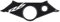 labelbike - Adesivo in Resina Gel 3D compatibile con R 6 PROTEZIONE PIASTRA FORCELLA MOTO YAMAHA R6 2003-2004
