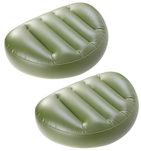 VORCOOL 2 stücke Angeln sitzkissen pad PVC Boot floß sitzkissen für Camping Angeln (grün)