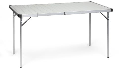 BERGER Campingtisch faltbar Fiora | Camping Tisch Gartentisch ausziehbar & wetterfest | Multifunktionstisch Balkontisch klappbar, Ultraleicht & stabil | Klapptisch 96/127 x 70 cm | belastbar bis 30kg