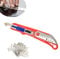 Zaky Plexiglas Blechschneider 1 Stück Plexiglas Scheiben Kunststoff Messer und 10 Stück Klingen Set Insgesamt 11 Stück（Rot）