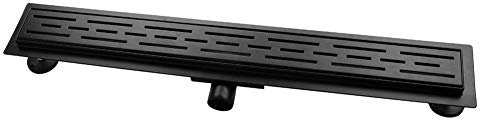 SIENOC Caniveau pour Douche,90cm,Caniveau de Douche en Acier Inox Siphon Sol d'évacuation à Carreler pour Salle de Bain,avec appareil désodorisant et filtre à cheveux