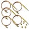 SPARES2GO Thermocouple Kit & Fixings, compatible with Rangemaster or Falcon Oven Cooker (Pack of 5, 900mm)