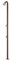 Belfer 42D4 Doccia da Esterno con Miscelatore Acqua Fredda Acqua Calda con Soffione in Ottone Cromato Colore Ruggine