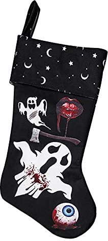 Halloween-Strumpf, hängende Socken, Trick-or Treat Tasche, Skelett-Totenkopf-Strümpfe, Heimdekoration, Kamin, Ornamente, Festival, Weihnachten, Party, Halloween, Partyzubehör, Zubehör