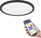 EGLO connect.z Smart-Home LED Deckenleuchte Rovito-Z, Ø 29,5 cm, ZigBee, App und Sprachsteuerung Alexa, Lichtfarbe einstellbar (warmweiß-kaltweiß), RGB Backlight, dimmbar, Deckenlampe schwarz