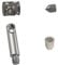 EVOTRADE KIT 50 Pezzi - Ferramenta Completa per Giunzione Assemblaggio Montaggio Mobili - Barilotto 14MM + Grano M8 + Tirante + Bussola (Tirante L. 34 mm)