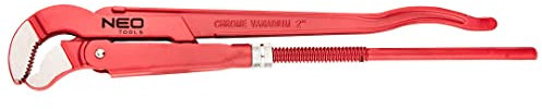 NEO TOOLS Rohrschlüssel S, 530 mm, 2.0, CrV-Stahl, Backen geschmiedet und geschliffen