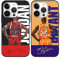 nurkorki [2 Stück Handyhülle für iPhone 14 Pro Hülle 6,1,Basketball Player Star 23 24 Design Muster Weich Premium TPU Silikon Design Case Stoßfest Cover Kompatibel mit iPhone 14 Pro