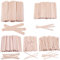 BQTQ 300 Pièces Spatule Bois Epilation Bâtons Applicateurs à Cire Spatule Cire Epilation Spatule pour Épilation Sourcils Lèvres Corps, 5 Modèles
