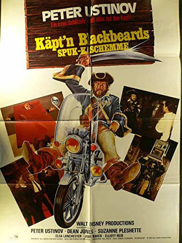 Käpt'n Blackbeards - Peter Ustinov - Filmposter A1 84x60cm gefaltet