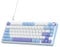 RK ROYAL KLUDGE R75 Mechanical Keyboard Wired with Volumn Knob, 75% TKL Custom Gaming Keyboard Gasket Mount RGB Backlit with Software, Cherry Profile, Hot Swappable Red Switch, PBT Keycaps (US Layout)