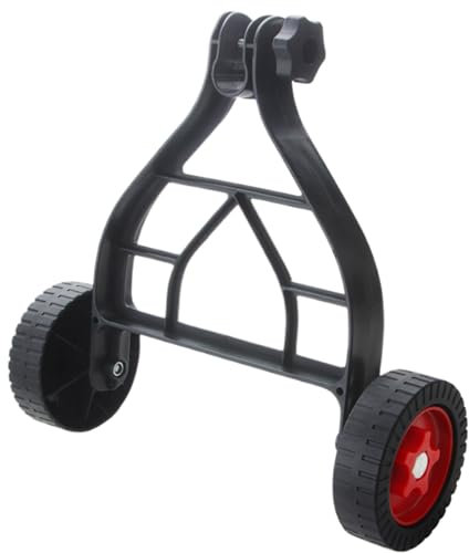 Walk Behind String Trimmer,Support Wheels for Trimmer Adjustable Lawn Mower Wheels for 25mm-28mm Trimmer Rod Easy Push Auxiliary Wheel for Walk Behind String Trimmer Attachment
