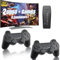 ASTEKID Console di gioco retrò, Nostalgia Retro Game Stick, Plug & Play Video TV Game Stick con oltre 20000 giochi integrati, uscita HDMI 4K, doppia console di gioco retrò 2.4G