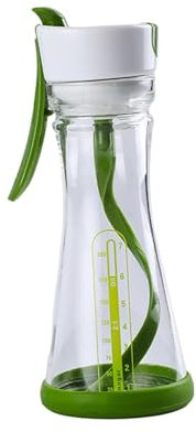 Folpus Vaso Mezclador de Ensalada, Botella Agitadora Manual para Vinagretas, Cocina, Restaurante
