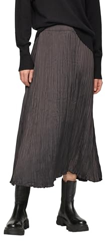 s.Oliver Plissierter Midirock aus Satin