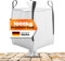NTG Big Bag | 4 Schlaufen | Mit Auslaufstutzen | Tragfähigkeit von 1000 kg | 90 x 90 x 90 cm | Wasserfest, UV Geschützt | Abfallsack | Lagersack | Gartenabfallsack | Laubsack (1 Stück)