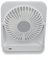 Dual Use Design Portable Desktop Fan USB Ventilator, Adjustable Speed Air Circulator (White)