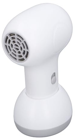 Schnurloser Haartrockner, 2 Geschwindigkeiten, Tragbarer Kleiner Fön, USB Wiederaufladbar, 2000 MAh, Leiser, Intelligenter, Thermostatischer Baby-Po-Föhn für Kleinkinder (Weiß