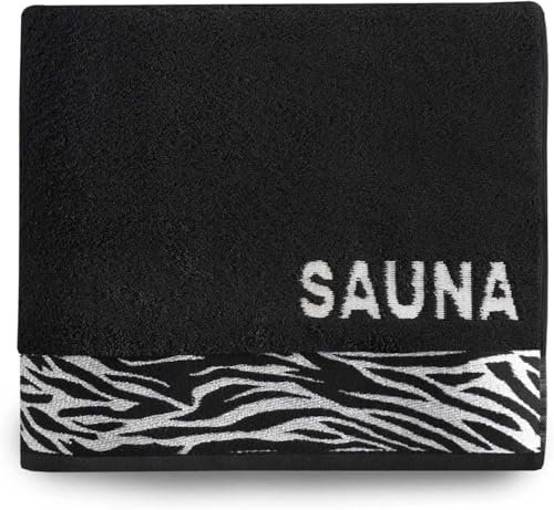 Class Home Collection Badetuch groß XXL Größe 80 x 200 cm Badetücher Saunatuch 100% Baumwolle Zebra